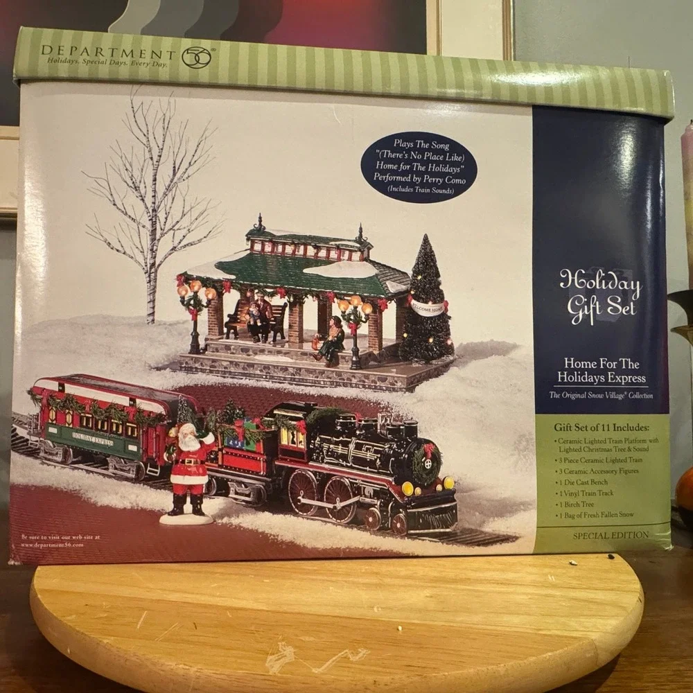Department 56 Home For The Holidays Express Snow Village Musical Lighted Dept 56